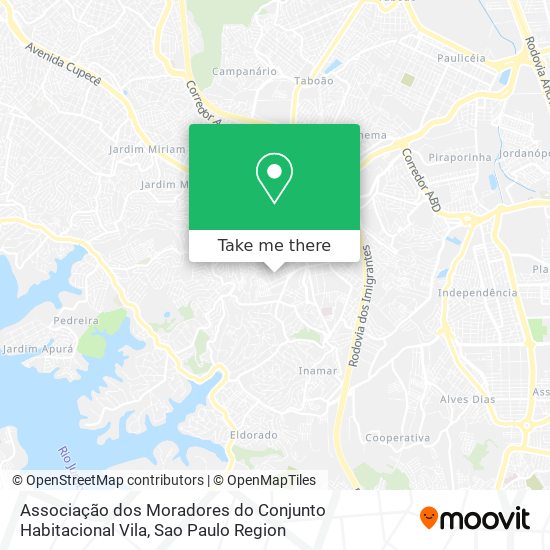 Associação dos Moradores do Conjunto Habitacional Vila map