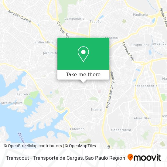 Transcout - Transporte de Cargas map