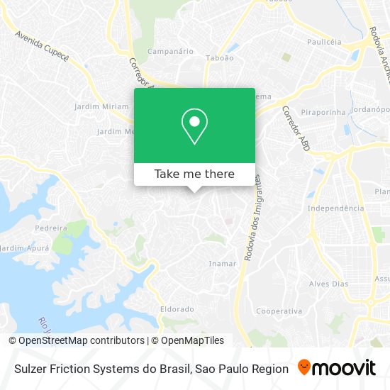 Sulzer Friction Systems do Brasil map