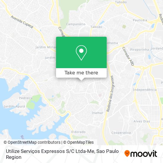 Mapa Utilize Serviços Expressos S / C Ltda-Me