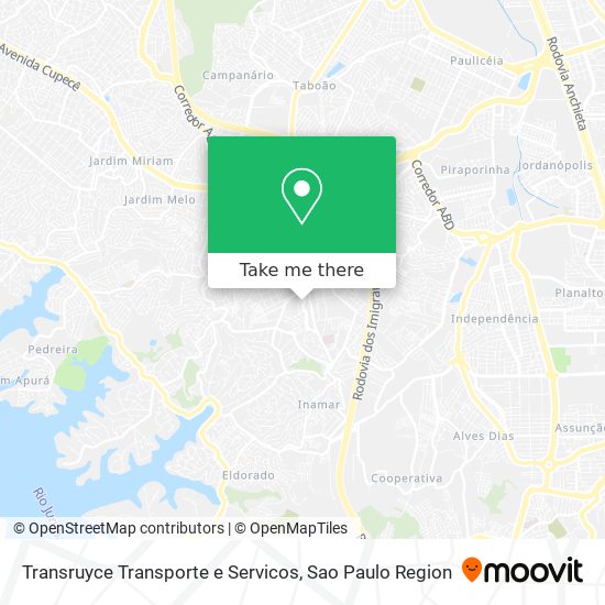 Transruyce Transporte e Servicos map