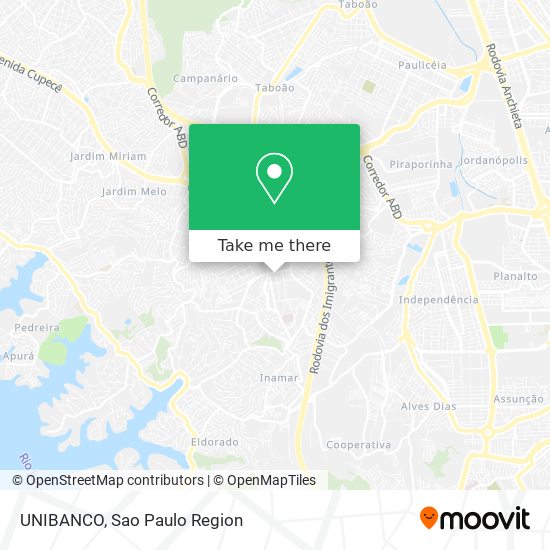 UNIBANCO map