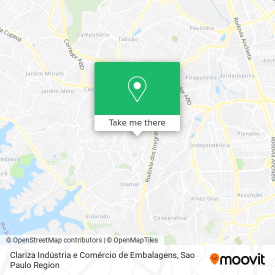 Clariza Indústria e Comércio de Embalagens map