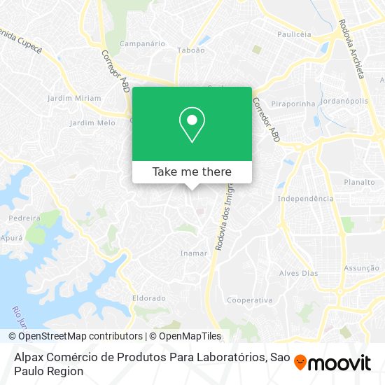 Alpax Comércio de Produtos Para Laboratórios map