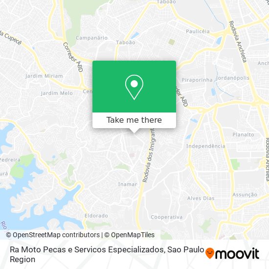 Mapa Ra Moto Pecas e Servicos Especializados