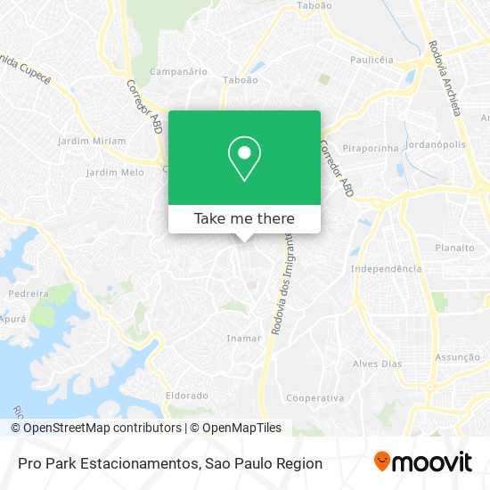 Pro Park Estacionamentos map