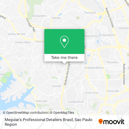 Mapa Meguiar's Professional Detailers Brasil