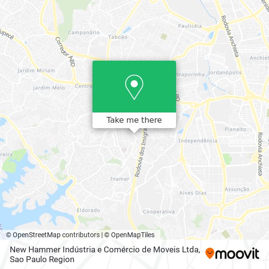 New Hammer Indústria e Comércio de Moveis Ltda map