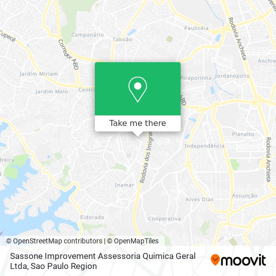 Sassone Improvement Assessoria Quimica Geral Ltda map