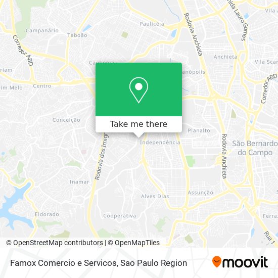 Famox Comercio e Servicos map