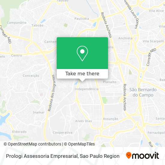 Prologi Assessoria Empresarial map