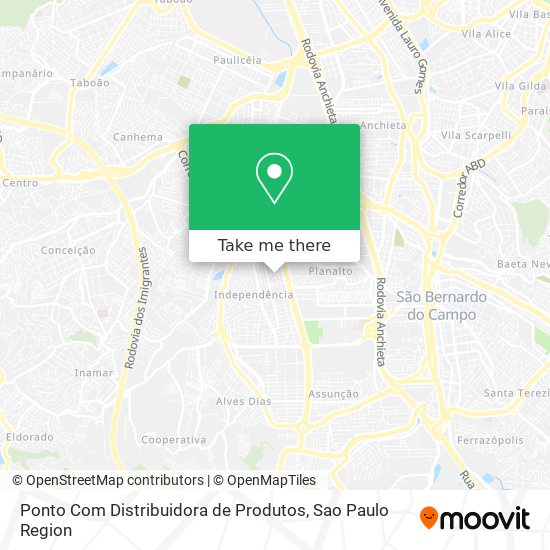 Ponto Com Distribuidora de Produtos map