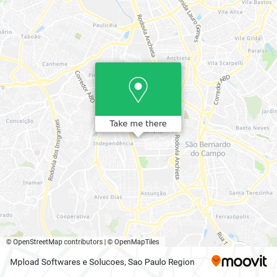 Mapa Mpload Softwares e Solucoes