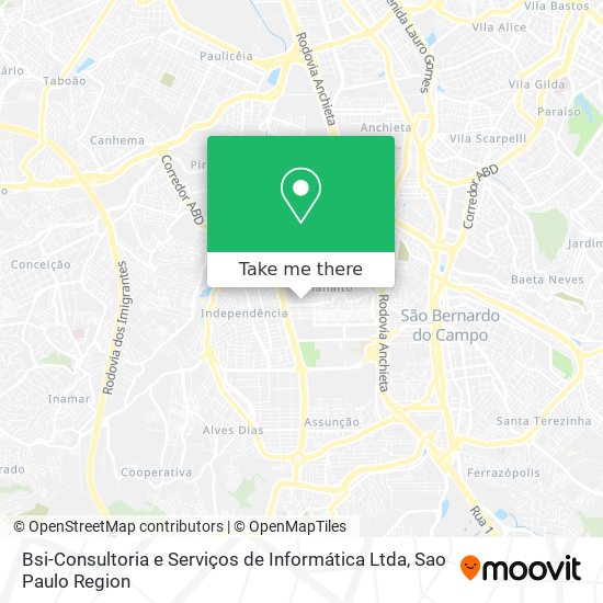 Bsi-Consultoria e Serviços de Informática Ltda map