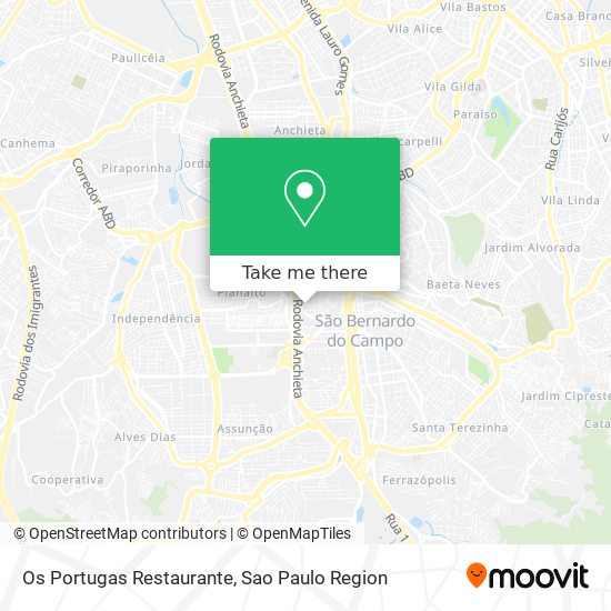 Os Portugas Restaurante map