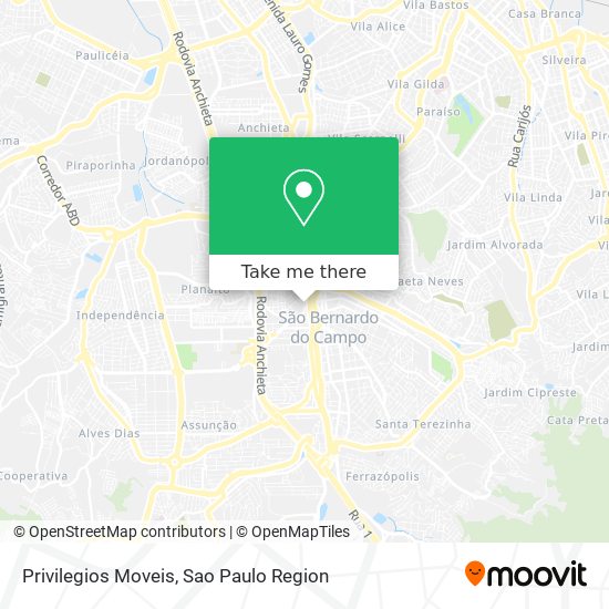 Privilegios Moveis map