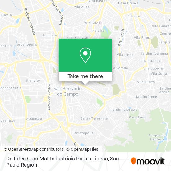 Deltatec Com Mat Industriais Para a Lipesa map