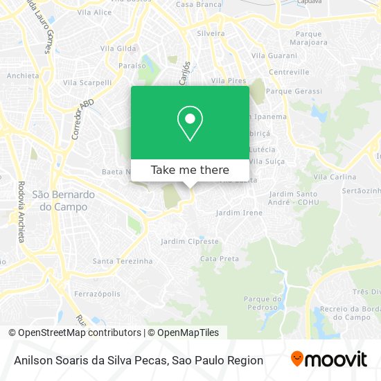 Anilson Soaris da Silva Pecas map