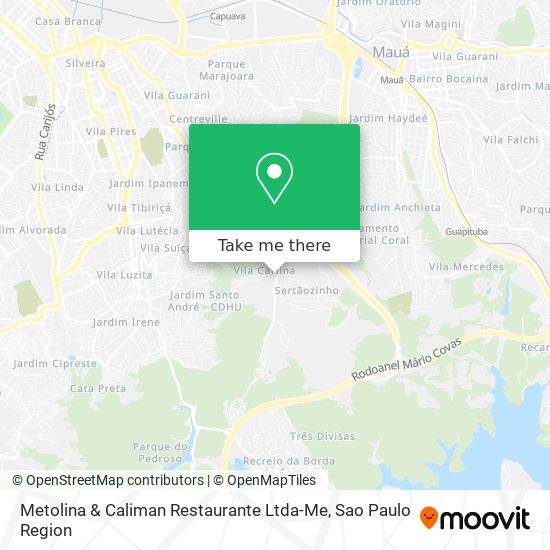 Metolina & Caliman Restaurante Ltda-Me map