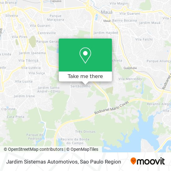 Jardim Sistemas Automotivos map
