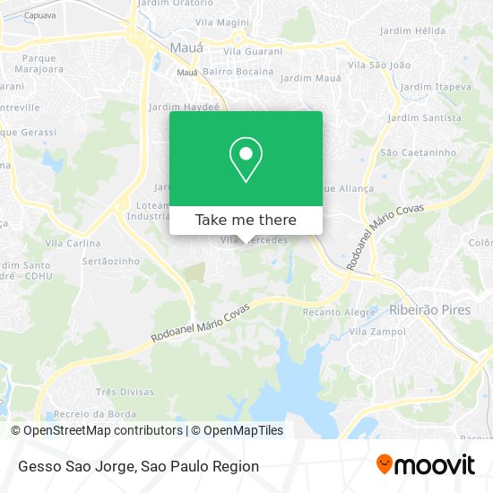 Mapa Gesso Sao Jorge