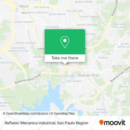 Mapa Reflatec Mecanica Industrial