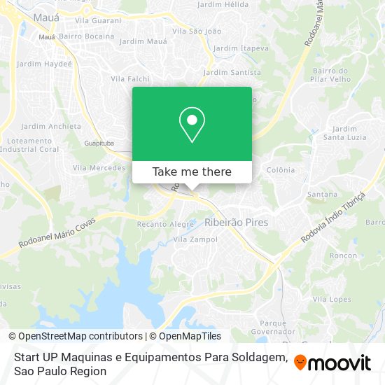 Start UP Maquinas e Equipamentos Para Soldagem map