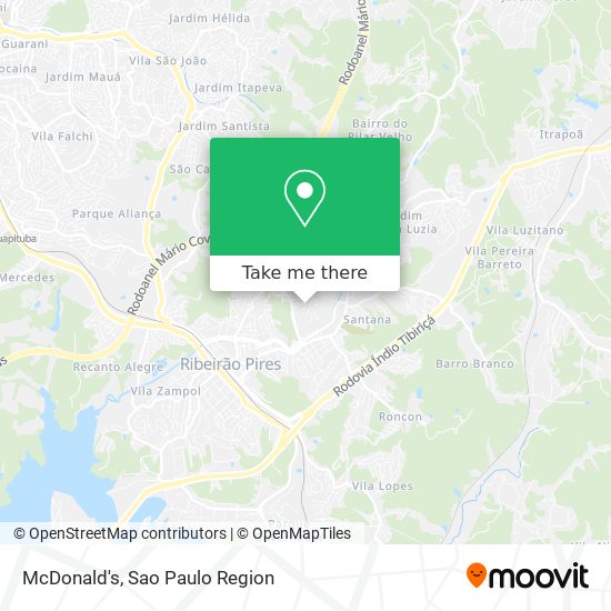 McDonald's map