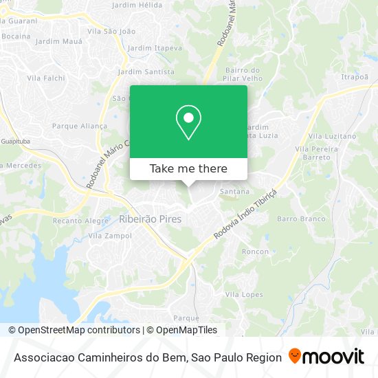 Associacao Caminheiros do Bem map