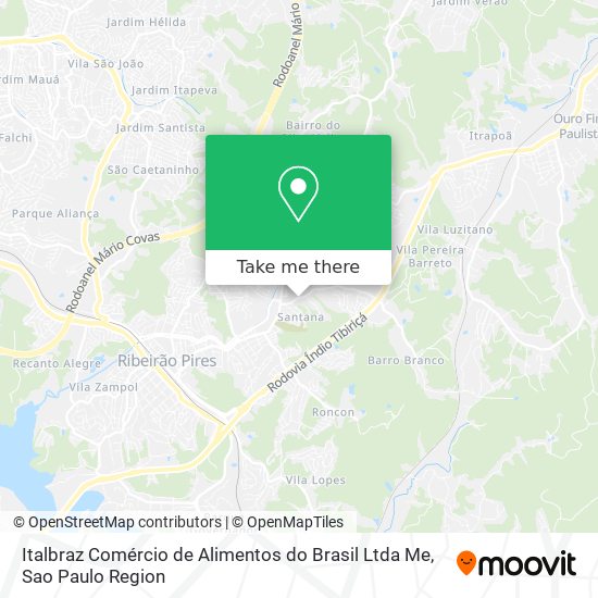 Italbraz Comércio de Alimentos do Brasil Ltda Me map