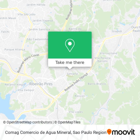 Comag Comercio de Agua Mineral map