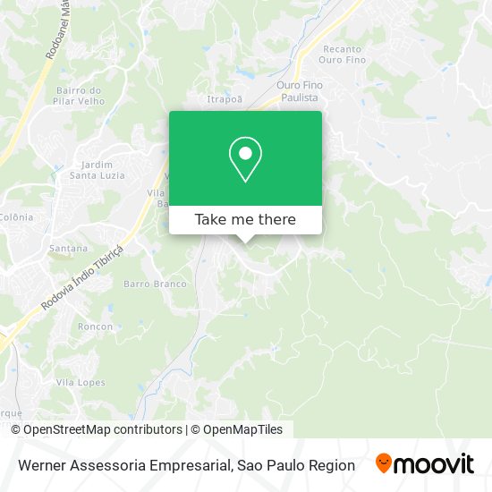 Mapa Werner Assessoria Empresarial