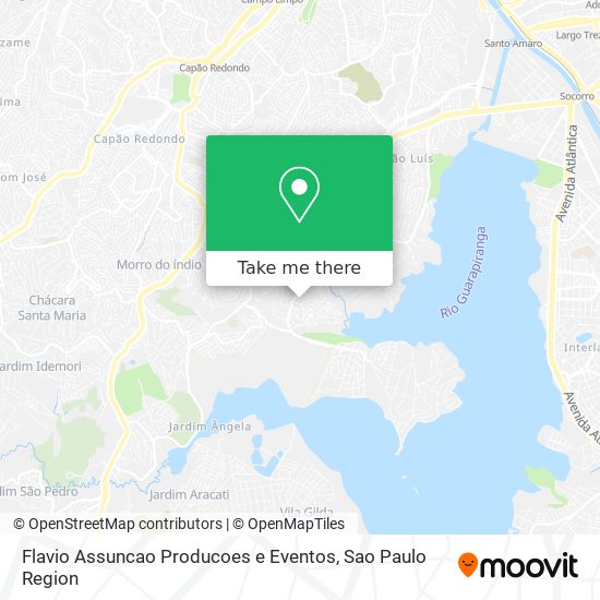 Flavio Assuncao Producoes e Eventos map