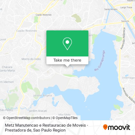 Metz Manutencao e Restauracao de Moveis - Prestadora de map