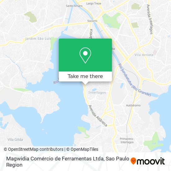 Mapa Magwidia Comércio de Ferramentas Ltda