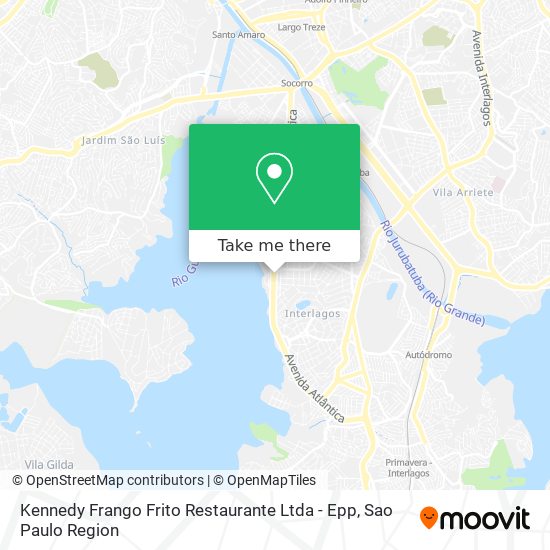 Kennedy Frango Frito Restaurante Ltda - Epp map