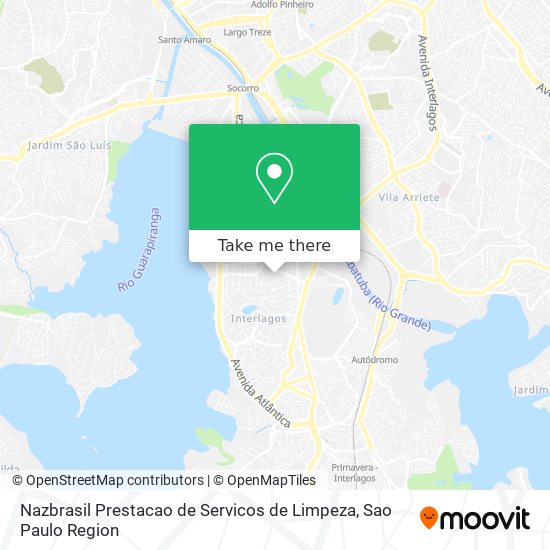 Nazbrasil Prestacao de Servicos de Limpeza map