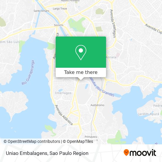 Uniao Embalagens map