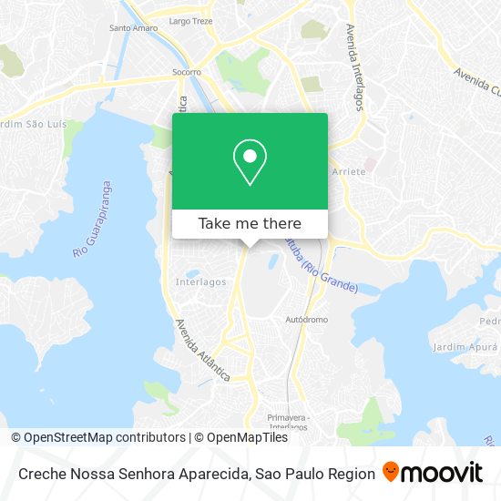 Mapa Creche Nossa Senhora Aparecida