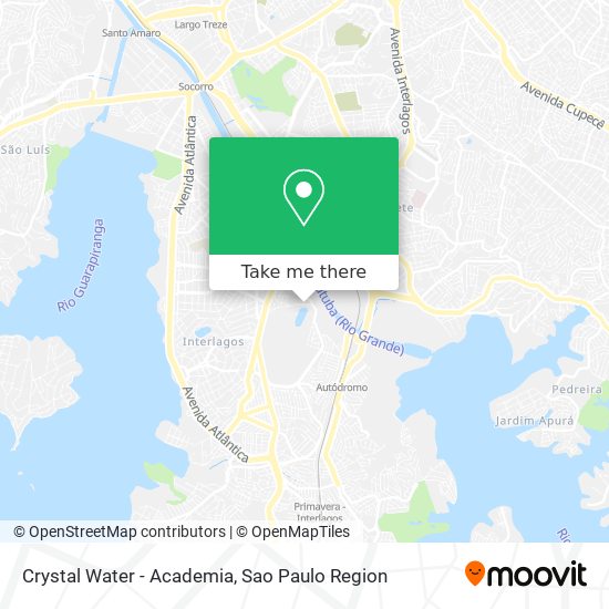 Mapa Crystal Water - Academia