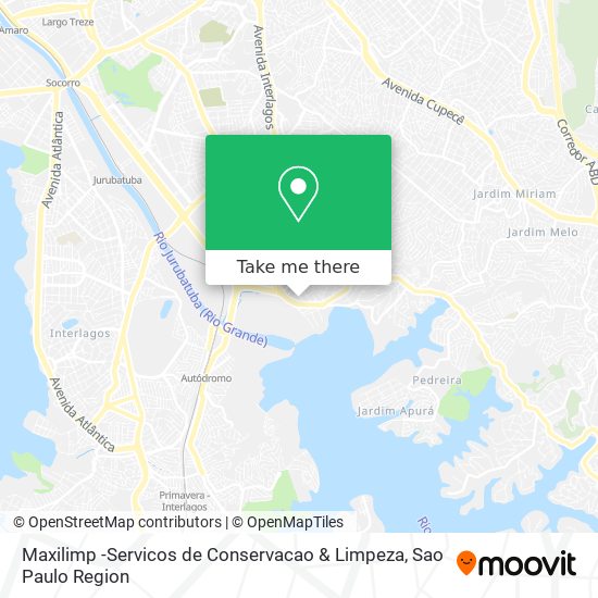 Mapa Maxilimp -Servicos de Conservacao & Limpeza