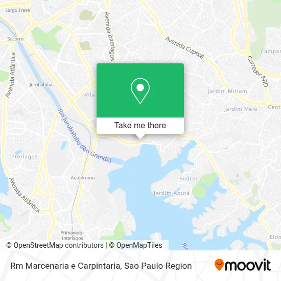 Rm Marcenaria e Carpintaria map