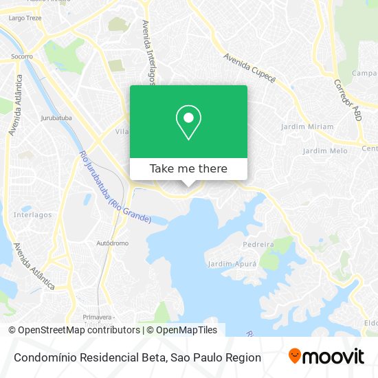 Condomínio Residencial Beta map