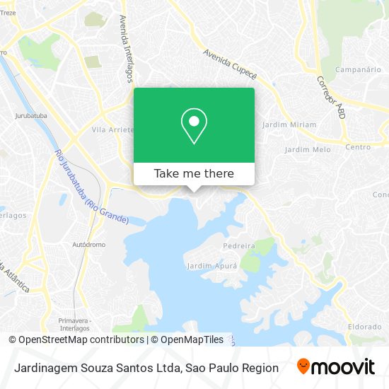 Jardinagem Souza Santos Ltda map