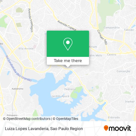 Luiza Lopes Lavanderia map