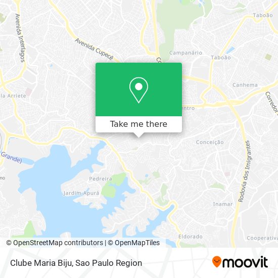 Mapa Clube Maria Biju