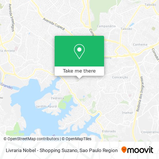 Livraria Nobel - Shopping Suzano map