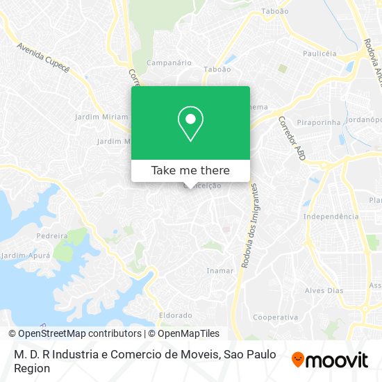 M. D. R Industria e Comercio de Moveis map