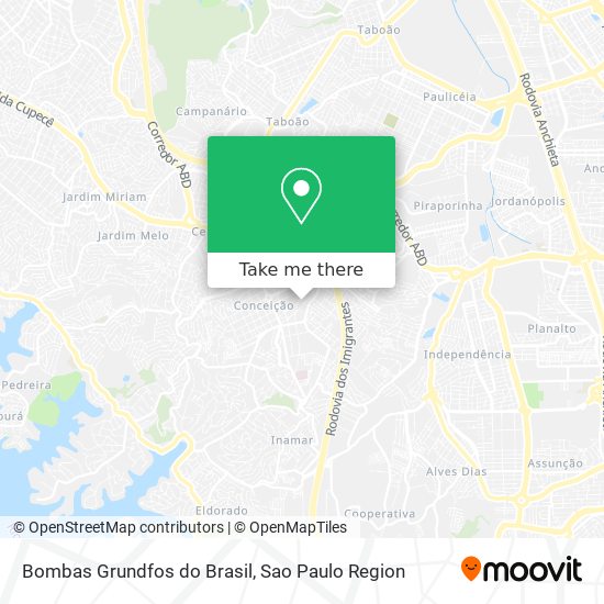 Mapa Bombas Grundfos do Brasil