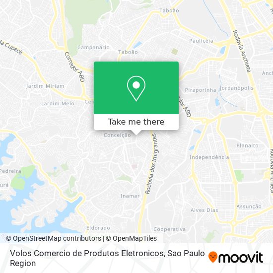 Volos Comercio de Produtos Eletronicos map